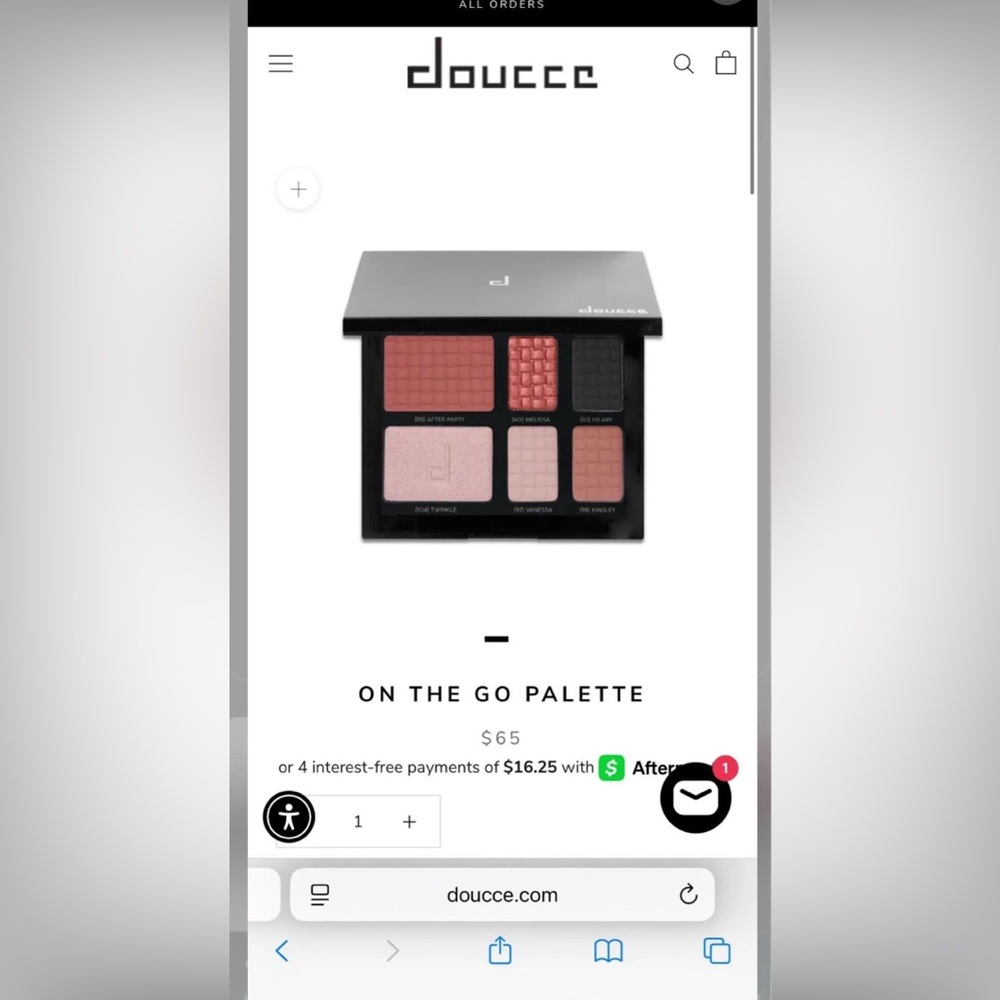Doucce On The Go Palette